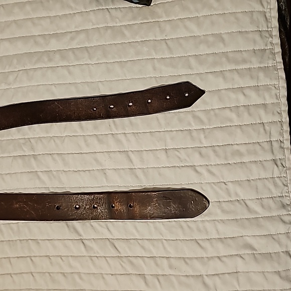 2 Brown leather belts - Picture 4 of 4